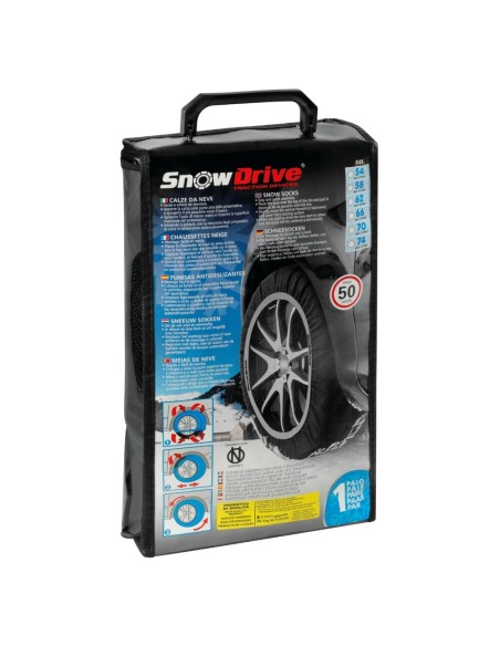 Coppia di calze da neve omologate per auto SD54