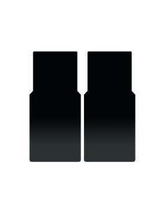 Coppia di paraspruzzi omologati per camion 30x37x50x35cm