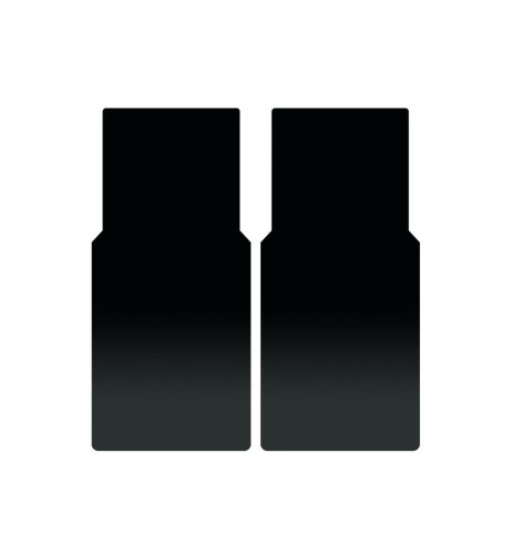 Coppia di paraspruzzi omologati per camion 30x37x50x35cm