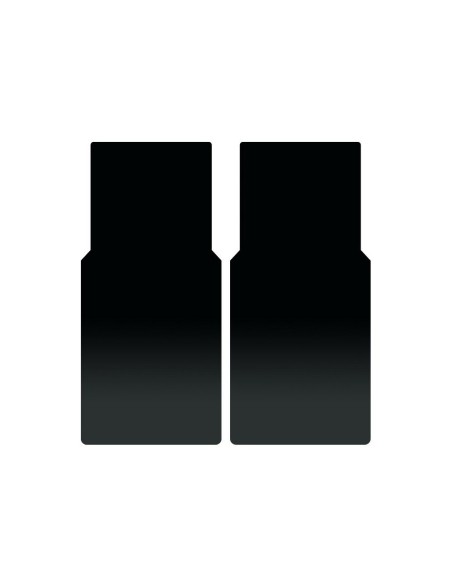 Coppia di paraspruzzi omologati per camion 30x37x50x35cm