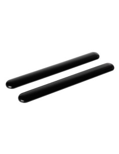 Coppia di salvaparaurti adesivi colore nero 310x35mm