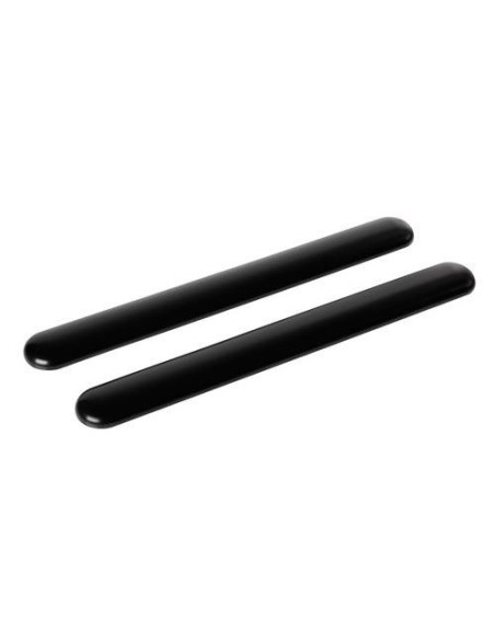 Coppia di salvaparaurti adesivi colore nero 310x35mm