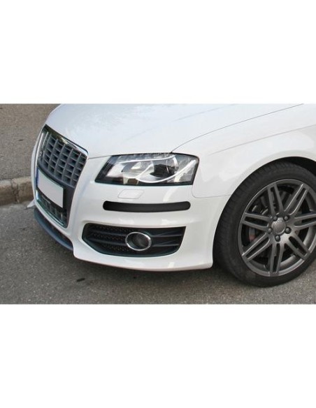 Coppia di salvaparaurti adesivi colore nero 310x35mm