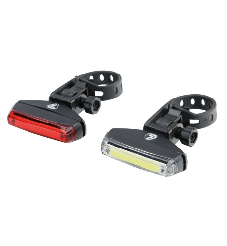 Coppia fanale anteriore posteriore Led per Bici