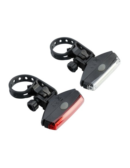 Coppia fanale anteriore posteriore Led per Bici