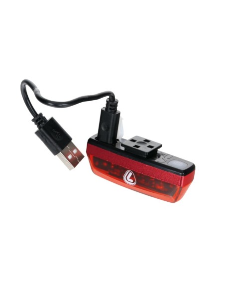Coppia fanale anteriore posteriore Led per Bici ricaricabili USB