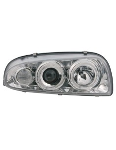Coppia fanali anteriori cromo Angel Eyes Ford Fiesta IV dal 08 1995 al 01 2