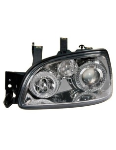 Coppia fanali anteriori cromo Angel Eyes Renault Clio dal 03 1996 al 03 199