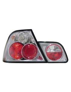 Coppia fanali posteriori cromo BMW Serie 3 E46 2 porte dal 1999 al 2002 082