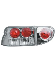 Coppia fanali posteriori cromo Ford Escort Mk6 dal 01 1995 al 07 2000