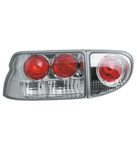 Coppia fanali posteriori cromo Ford Escort Mk6 dal 01 1995 al 07 2000