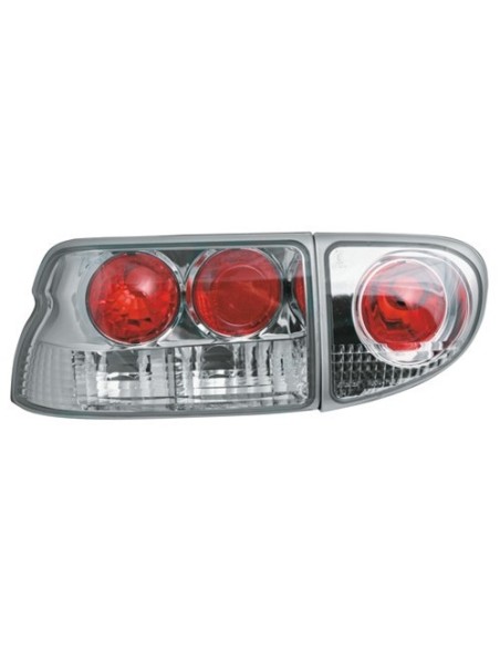 Coppia fanali posteriori cromo Ford Escort Mk6 dal 01 1995 al 07 2000