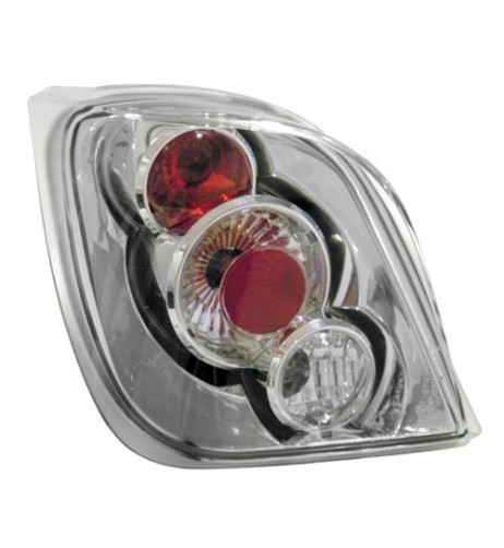 Coppia fanali posteriori cromo Ford Fiesta III dal 01 1989 al 12 1995