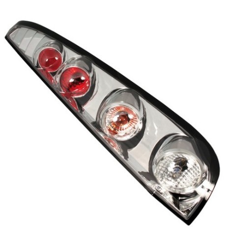 Coppia fanali posteriori cromo Ford Fiesta V 5 porte dal 11 2001 al 12 2005