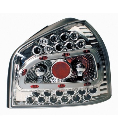 Coppia fanali posteriori cromo LED Audi A3 dal 09 1996 al 04 2003