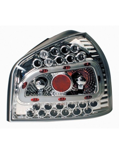 Coppia fanali posteriori cromo LED Audi A3 dal 09 1996 al 04 2003