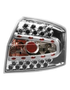 Coppia fanali posteriori cromo LED Audi A4 dal 11 2000 al 12 2004
