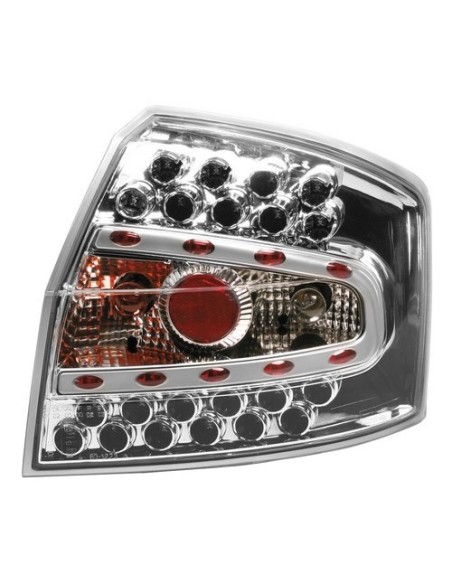 Coppia fanali posteriori cromo LED Audi A4 dal 11 2000 al 12 2004