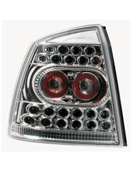 Coppia fanali posteriori cromo LED Opel Astra G dal 02 1998 al 03 2004
