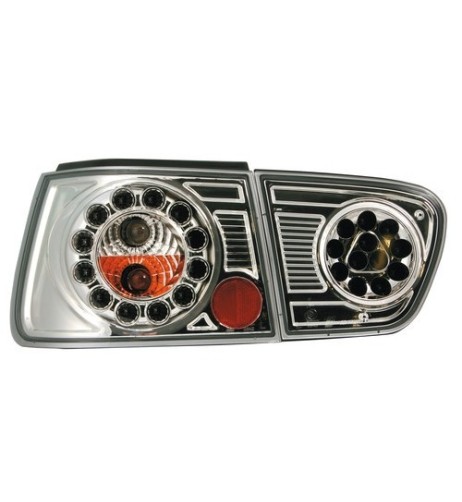 Coppia fanali posteriori cromo LED Seat Ibiza dal 08 1999 al 02 2002 