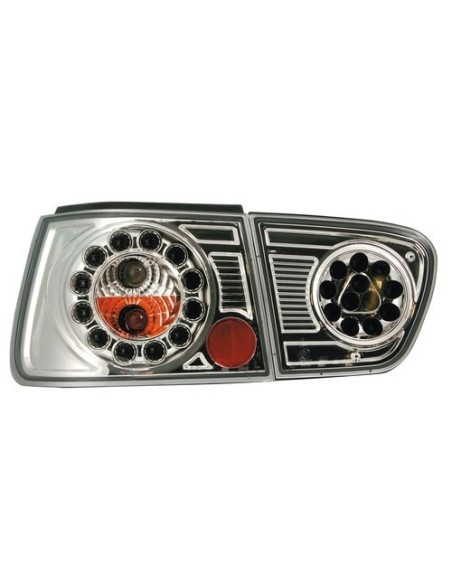 Coppia fanali posteriori cromo LED Seat Ibiza dal 08 1999 al 02 2002 