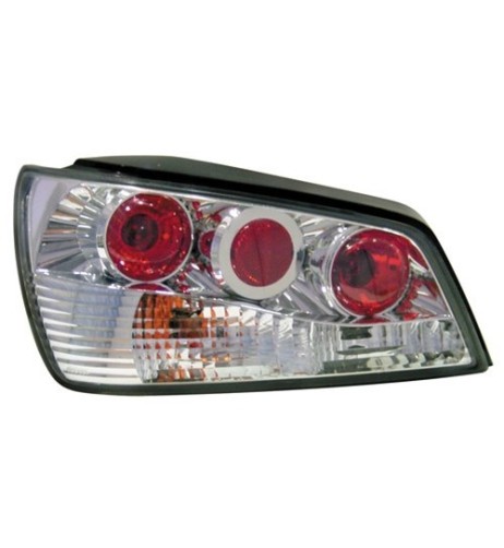 Coppia fanali posteriori cromo Peugeot 306 dal 05 1993 al 07 2001