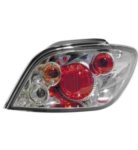 Coppia fanali posteriori cromo Peugeot 307 dal 08 2000 al 09 2005