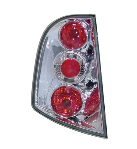 Coppia fanali posteriori cromo Skoda Fabia dal 02 2000 al 05 2007