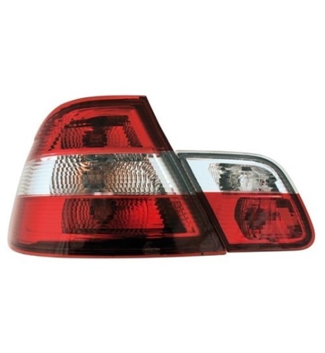 Coppia fanali posteriori crystal BMW Serie 3 E46 2 porte dal 1999 al 2002 0