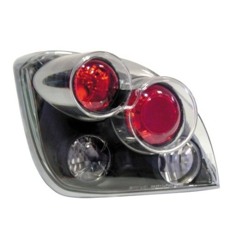 Coppia fanali posteriori neri Ford Fiesta IV dal 08 1995 al 01 2002