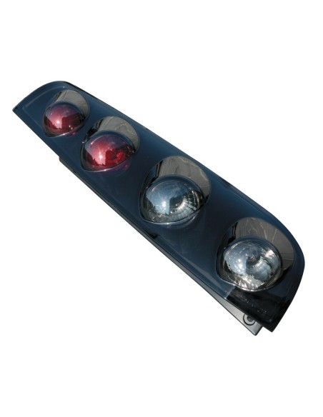 Coppia fanali posteriori neri Ford Fiesta V 3 porte dal 11 2001 al 12 2005