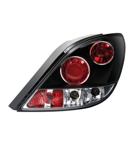 Coppia fanali posteriori neri Peugeot 207 dal 05 2006