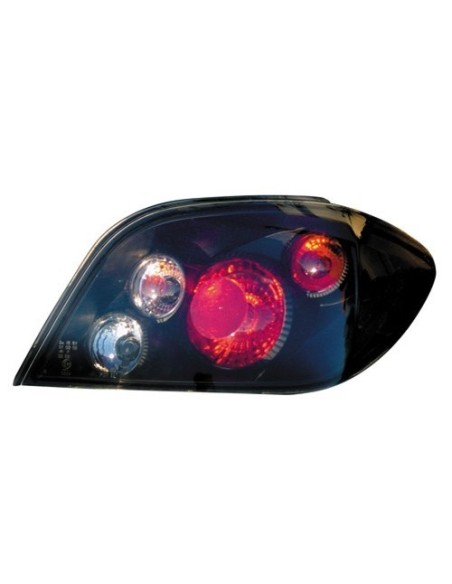 Coppia fanali posteriori neri Peugeot 307 dal 08 2000 al 09 2005