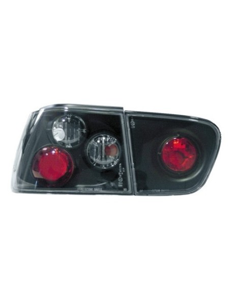 Coppia fanali posteriori neri Seat Ibiza dal 08 1999 al 02 2002 