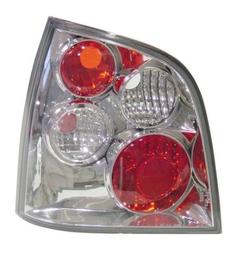 Coppia fanali posteriori neri VW Polo dal 10 2001 al 12 2004