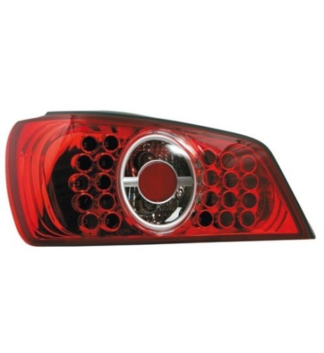 Coppia fanali posteriori rossi LED Peugeot 306 dal 05 1993 al 07 2001