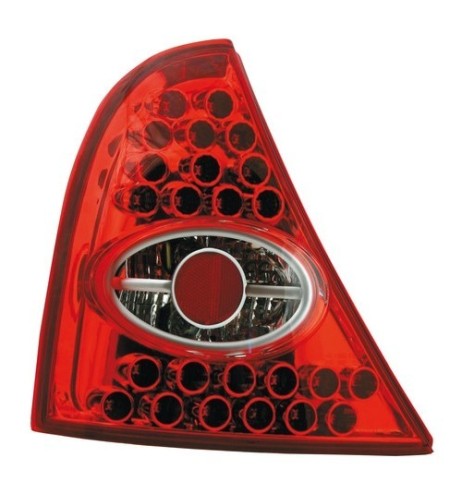 Coppia fanali posteriori rossi LED Renault Clio dal 04 1998 dal 12 2001