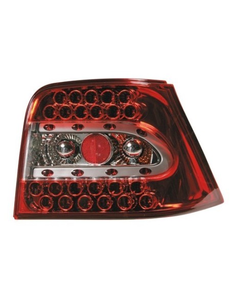 Coppia fanali posteriori rossi LED VW Golf IV dal 08 1997 al 09 2003