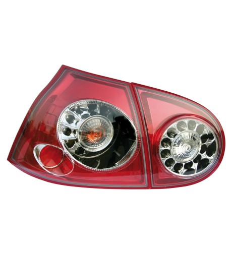 Coppia fanali posteriori rossi LED VW Golf V dal 2003 al 2008