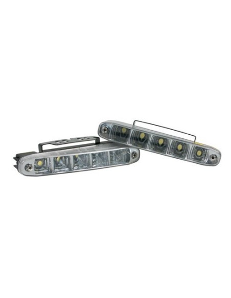 Coppia fari led marcia diurna universali 6000K 12V