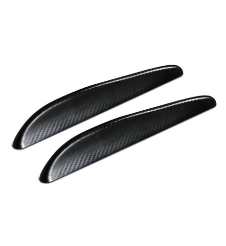 Coppia flaps aerodinamici modellabili Carbon look 328x48mm