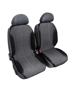 Coppia fodere coprisedili in carta tessile ventilato Antracite 50cm