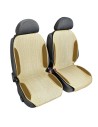 Coppia fodere coprisedili in carta tessile ventilato Beige 50cm
