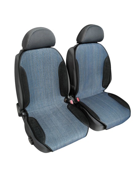 Coppia fodere coprisedili in carta tessile ventilato Blu 50cm