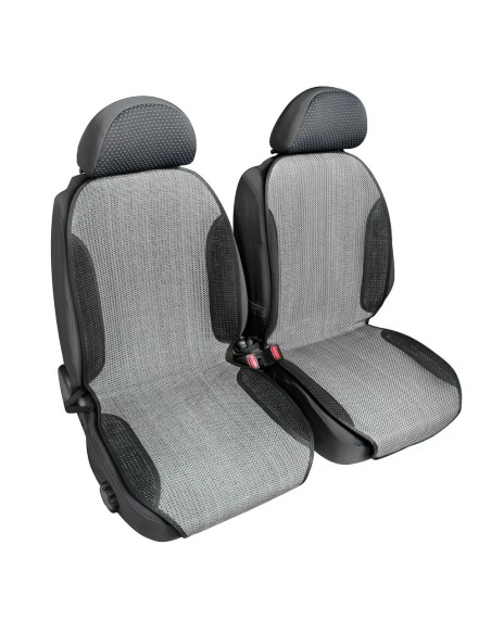 Coppia fodere coprisedili in carta tessile ventilato Grigio 50cm