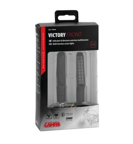 Coppia frecce posizione per moto indicatori direzione Led Victory anterio