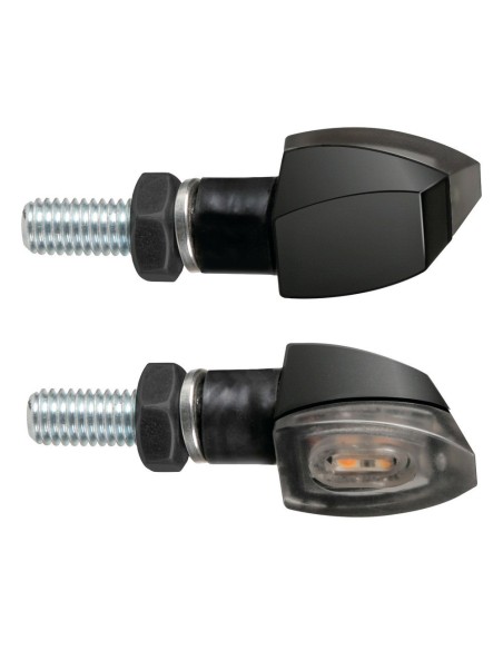 Coppia frecce per moto indicatori di direzione a Led Volt nero