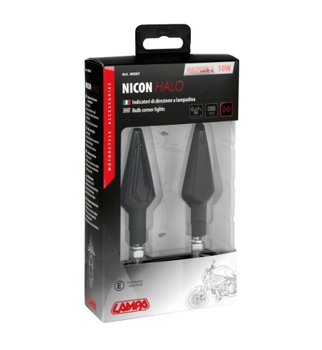 Coppia frecce per moto indicatori di direzione alogeni Nicon Halo