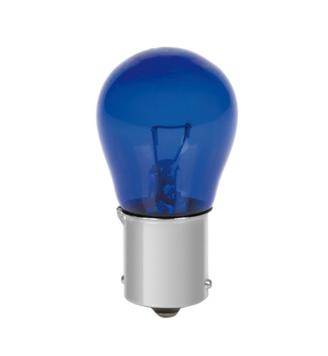 Coppia lampadine alogene Blu Xe 12V P21W BA15s