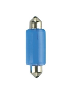 Coppia lampadine alogene Blu Xe Siluro 41mm SV8 5 8 18W 12V 2